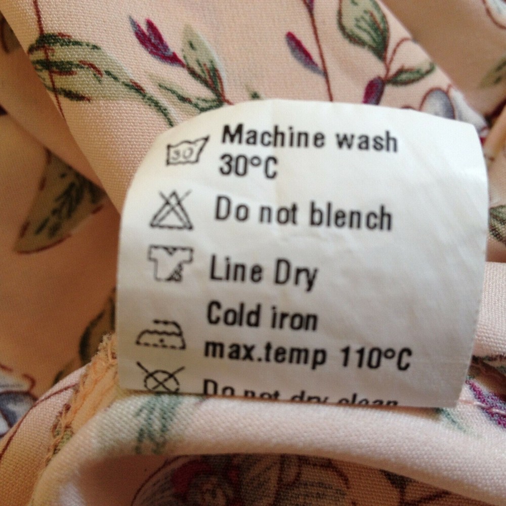 Aphratti Dress Sleeveless Collared Button Top Designed w/ Roses Size Small - Picture 7 of 12